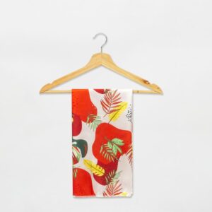 Tropical Print Multi-Way Scarf